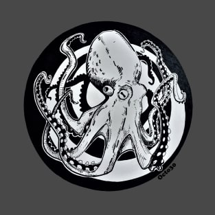 Circle Octopus #2 T-Shirt