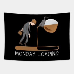 Funny Accountant Early Morning Tired First Coffee Tapestry