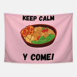 Keep Calm y come! Tapestry