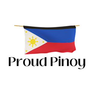 Proud Pinoy Statement Philippines Flag T-Shirt