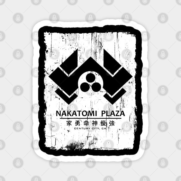 nakatomi blackwhite colour Magnet by Royasaquotshop