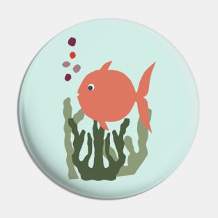 Fish in the coral reef Pin