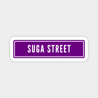 Suga BTS Street Sign Magnet