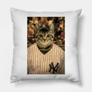 Baseball cat (2) Pillow