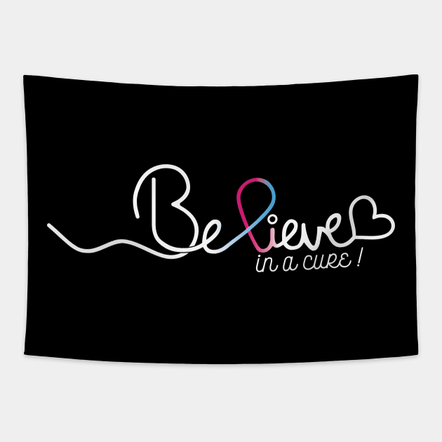 Believe- Pregnancy Infant Loss Gifts Pregnancy Infant Loss Awareness Tapestry by AwarenessClub
