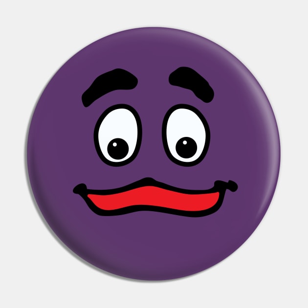 Grimace Face Pin by Chewbaccadoll