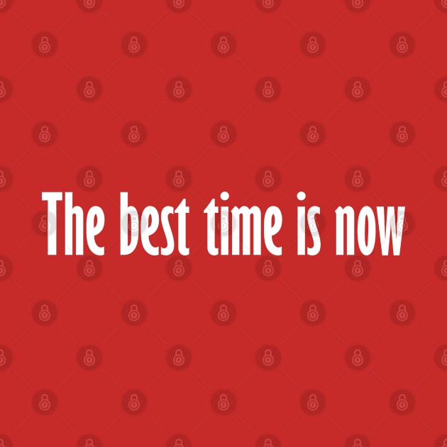 The best time is now by Johka