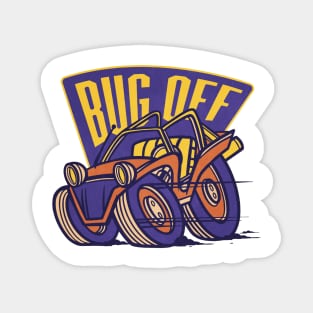 Bug off beach car Magnet