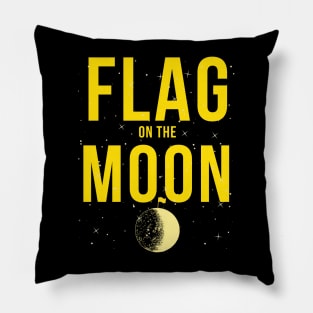 Flag on the Moon - Beast of Yucca Flats Pillow