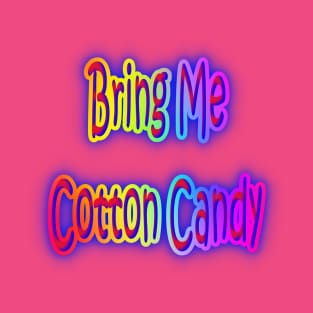 Bring Me Cotton Candy Neon Retro Rainbow T-Shirt