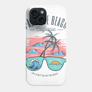 Paradise Beach California Surfing Sun Outdoors Beach Live Vibe Phone Case