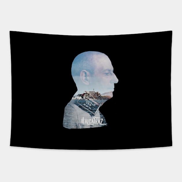 Robert "the Birdman of Alcatraz" Stroud - Alcatraz Photo Tapestry by smartrocket