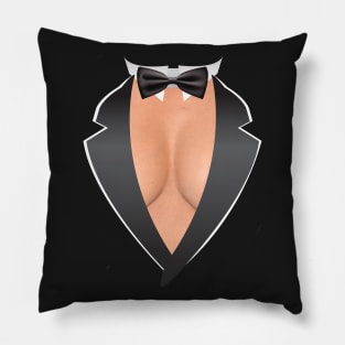 Female Tuxedo - Stag and Doe Pillow