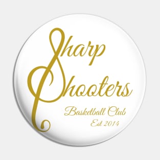 Sharp Shooters Gold Logo Pin