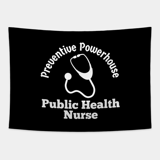 Public Health Nurse Tapestry by Haministic Harmony