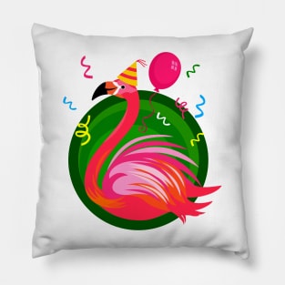 Flamingo Party Pillow