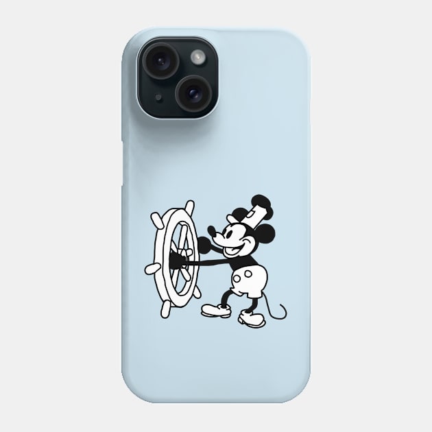 Steamboat Willie 1928 Phone Case by ellenhenryart