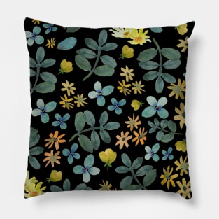 Floral beauty watercolor pattern Pillow