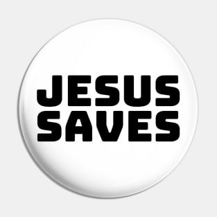 Jesus Saves - Christian Faith Pin