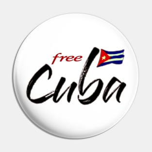 Free Cuba Pin