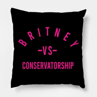 britney vs consevatorship pink Pillow