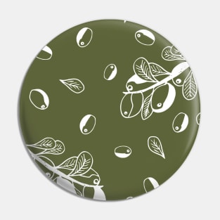 Olives pattern texture Pin