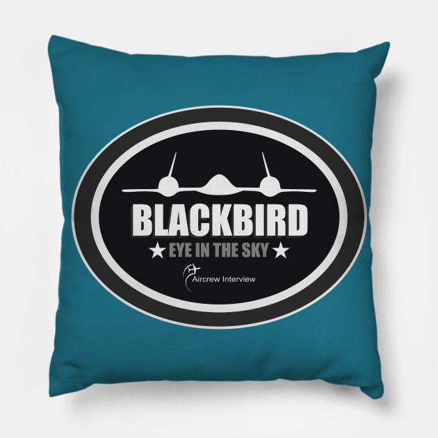 SR-71 Blackbird Pillow by Aircrew Interview