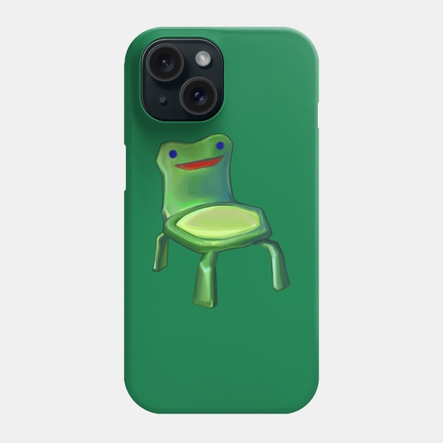 Froggy Chair Phone Case by evumango