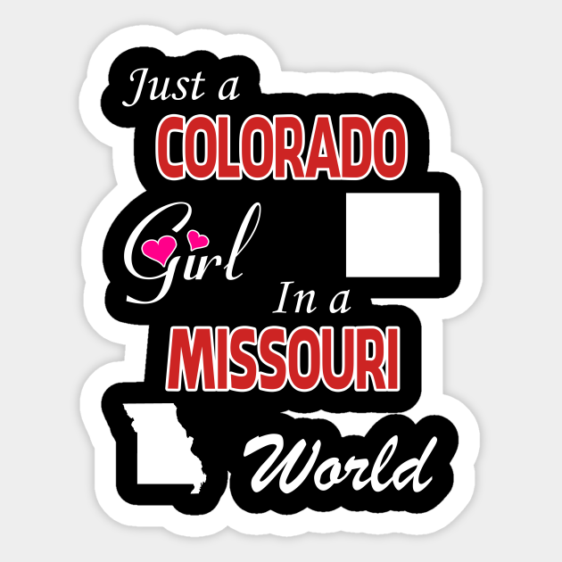 Colorado - Missouri - Colorado - Sticker