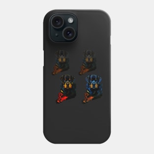 Rottweiler sticker pack Phone Case