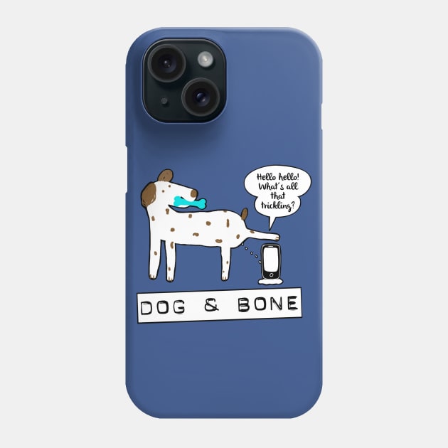 Dog and Bone Cockney London Design Phone Case by EmmaFifield