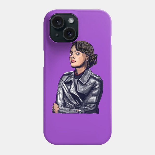 Fleabag portrait 'Gaze' - Phoebe Waller Bridge Phone Case by SmerkinGherkin