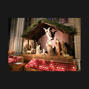 Nativity Scene in St. Patrick's Cathedral, NYC T-Shirt