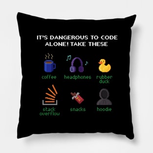 It's dangerous to code alone! - Software Engineering - Pixel RPG Pillow