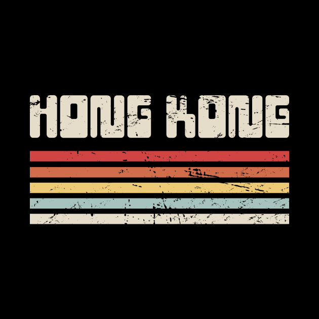 Retro Hongkonger Hong Kong Gift by MeatMan