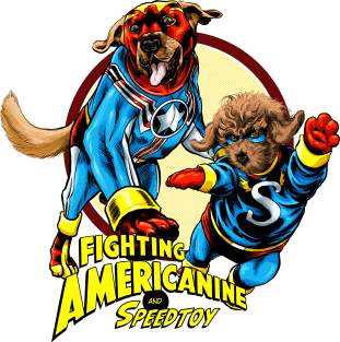 Fighting Americanine & Speedtoy group Magnet