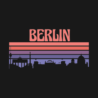 Berlin City Skyline Sunset T-Shirt