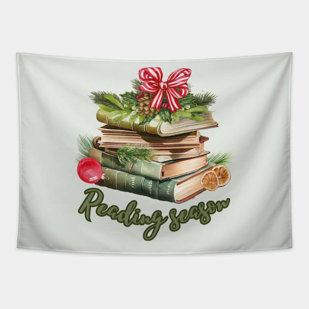 Christmas Reading Season Tapestry by DorothyPaw