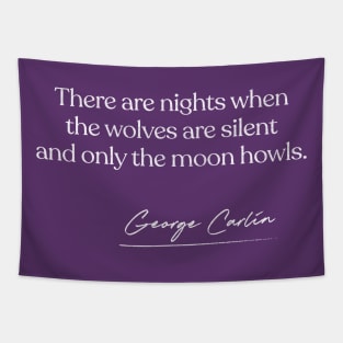 George Carlin Quote Design Tapestry