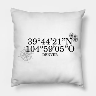 Denver Contact info Pillow