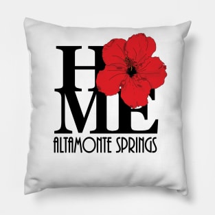 HOME Altamonte Springs Red Hibiscus Pillow