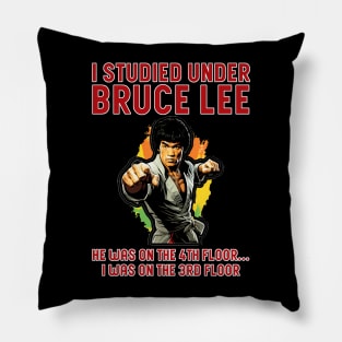 Vintage Bruce Movie Jeet Kune Do Be Water Lee Pillow