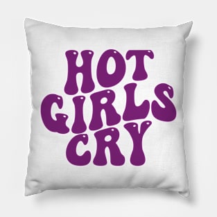 hot girls cry Pillow