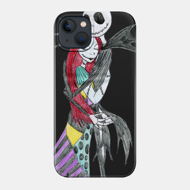 Jack and Sally - The Nightmare Before Christmas - Phone Case