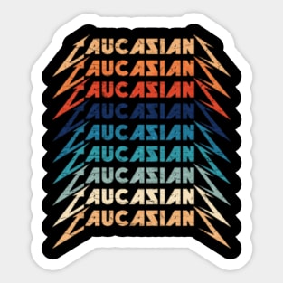 Caucasians Stickers for Sale