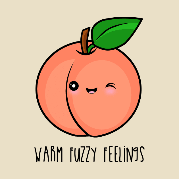 Warm Fuzzy Feelings Peach by TTLOVE