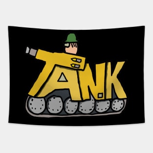 Battle Tank Tapestry