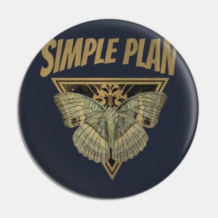 Simple Plan // Fly Away Butterfly Pin