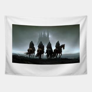 The 4 Horsemen poster Tapestry