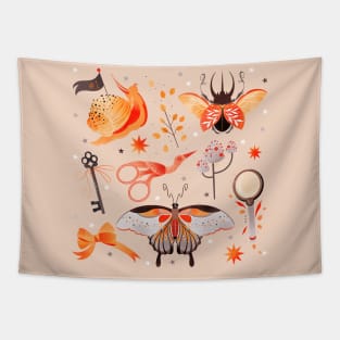 Warm Cottagecore essentials Tapestry